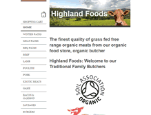 Tablet Screenshot of organicbutcher.net